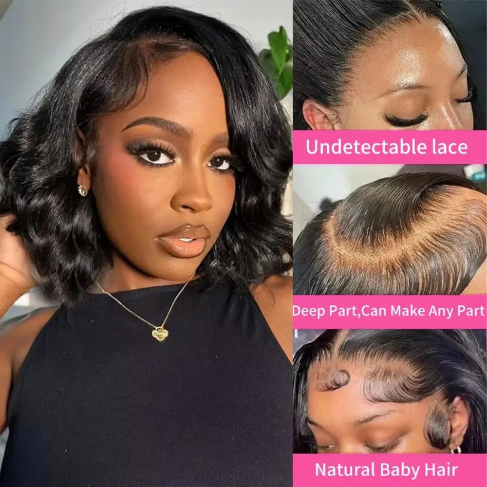 Body Wave Lace Front Bob Wigs