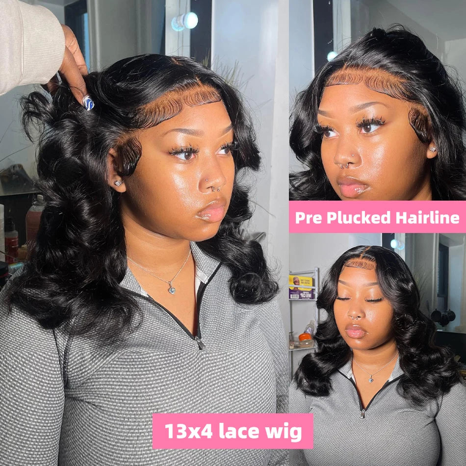 Body Wave Lace Front Bob Wigs
