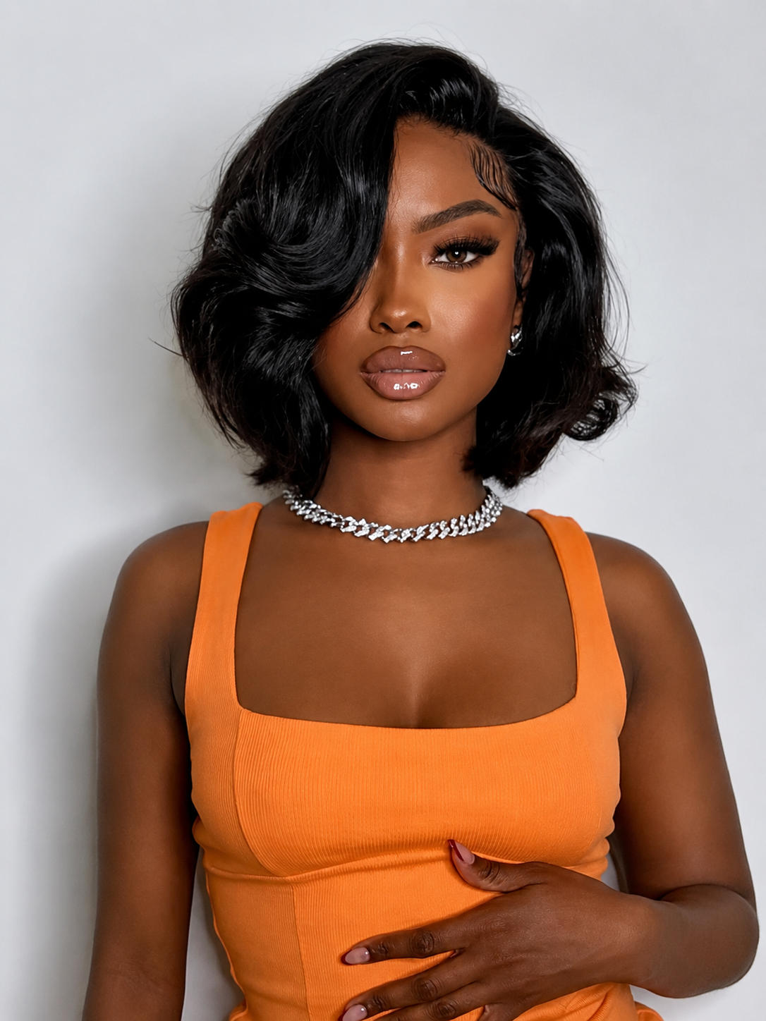 Natural Body Wave Glueless Bob Wig