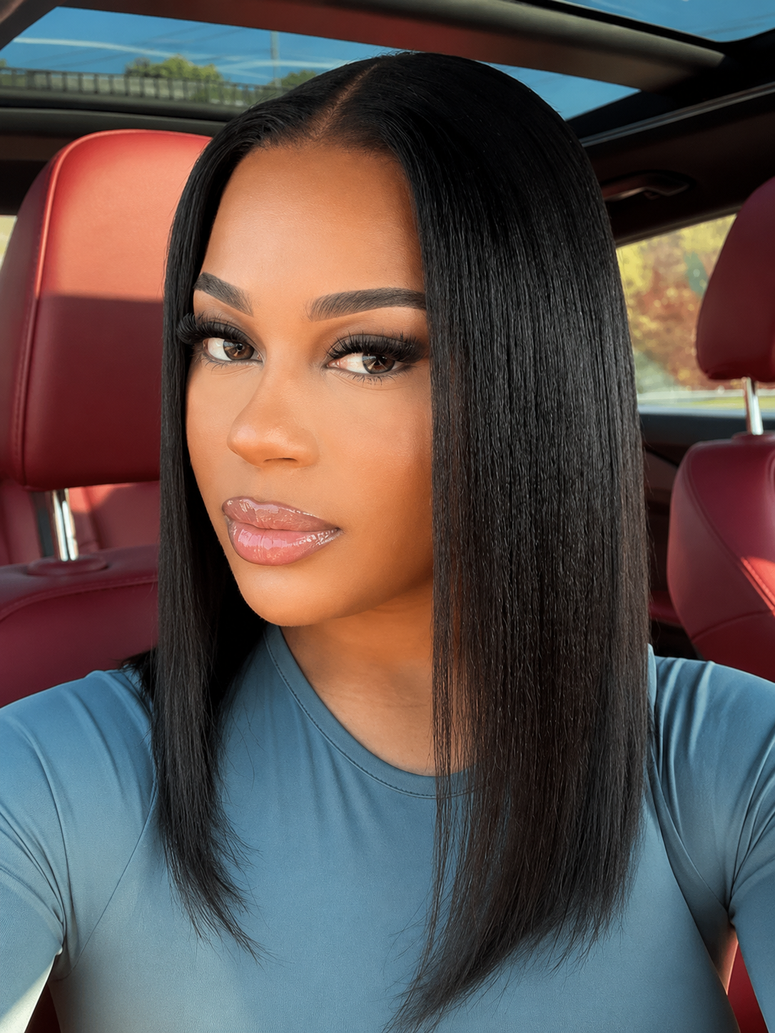 Straight Glueless Bob Wig