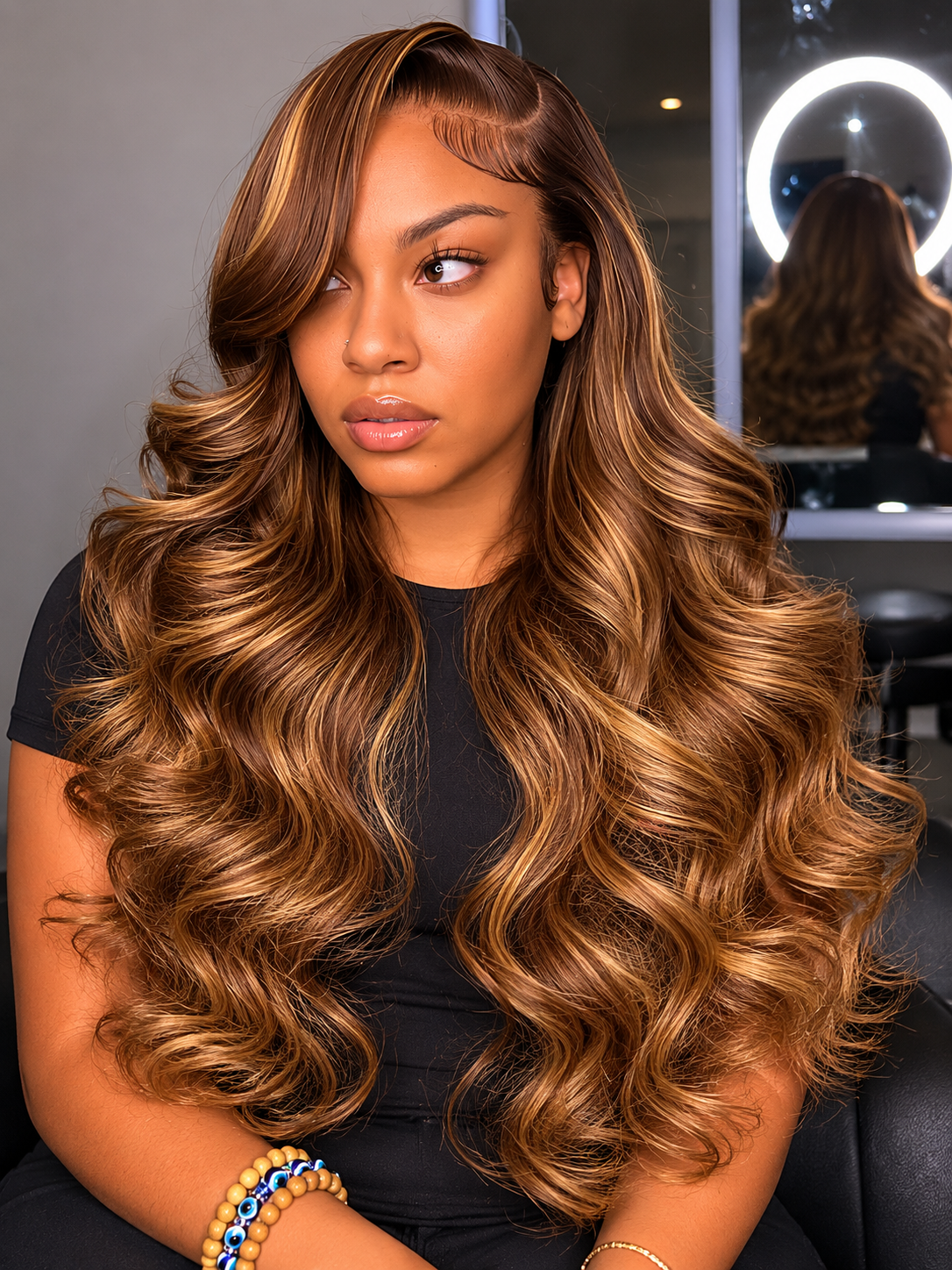 Honey Blonde Lace Front Wigs