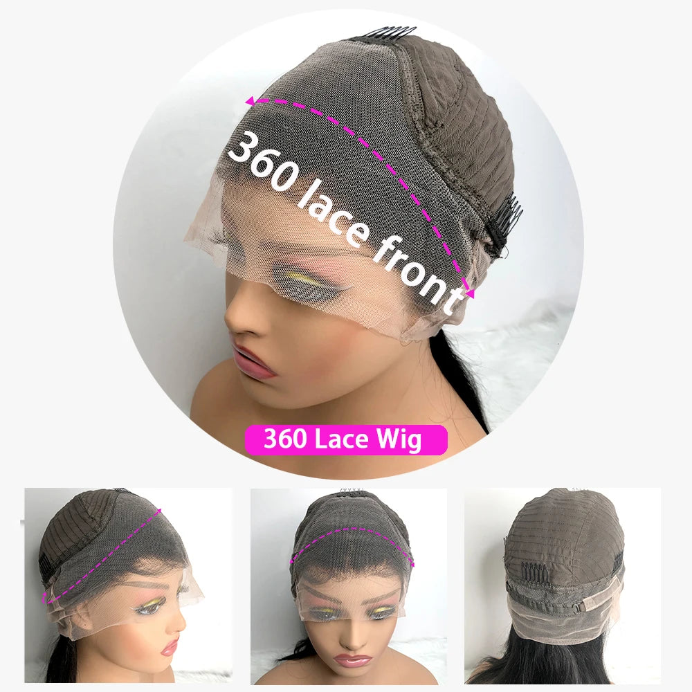 HD Curly Loose Deep Wave Lace Front Wigs