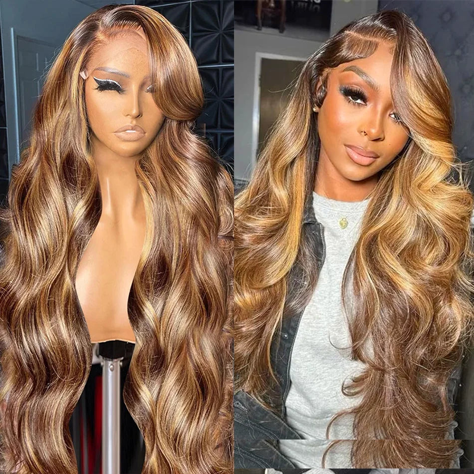 Honey Blonde Lace Front Wigs