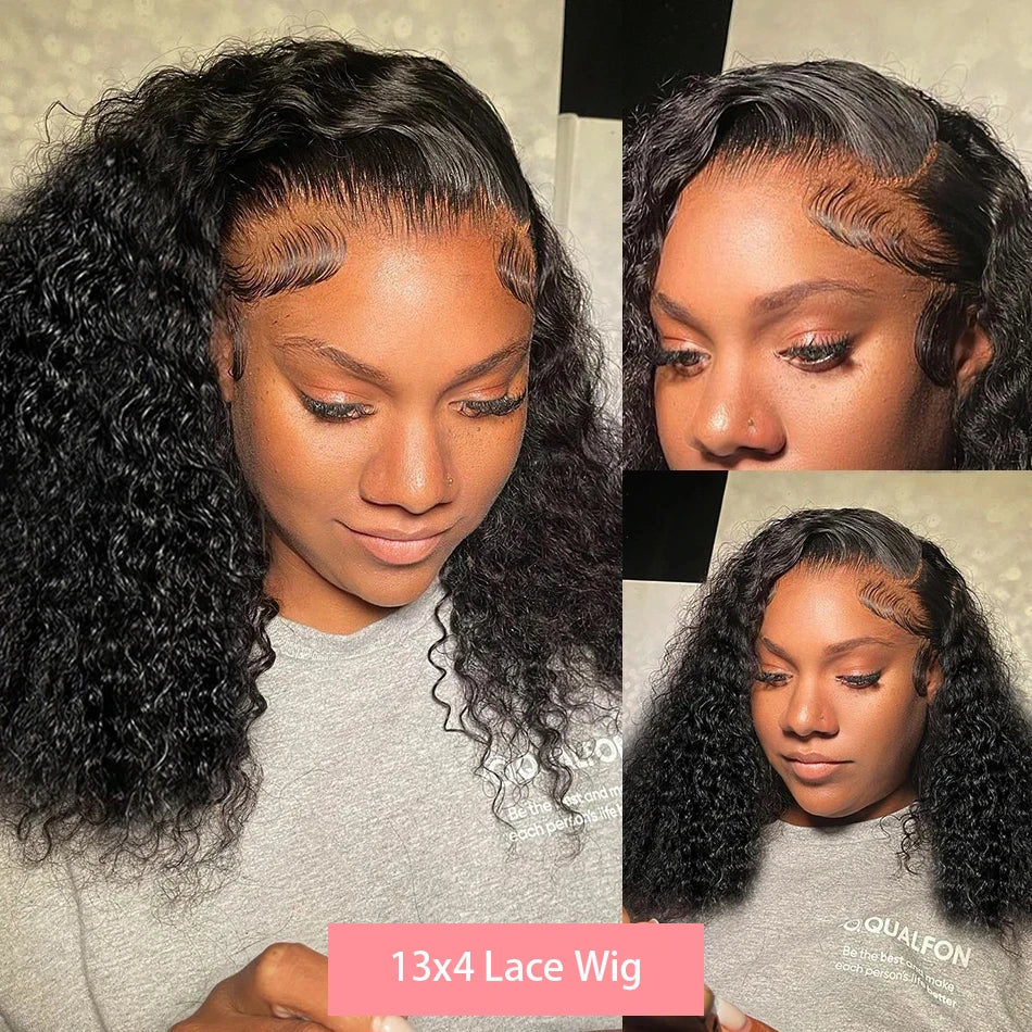 Curly Loose Deep Wave Short Bob