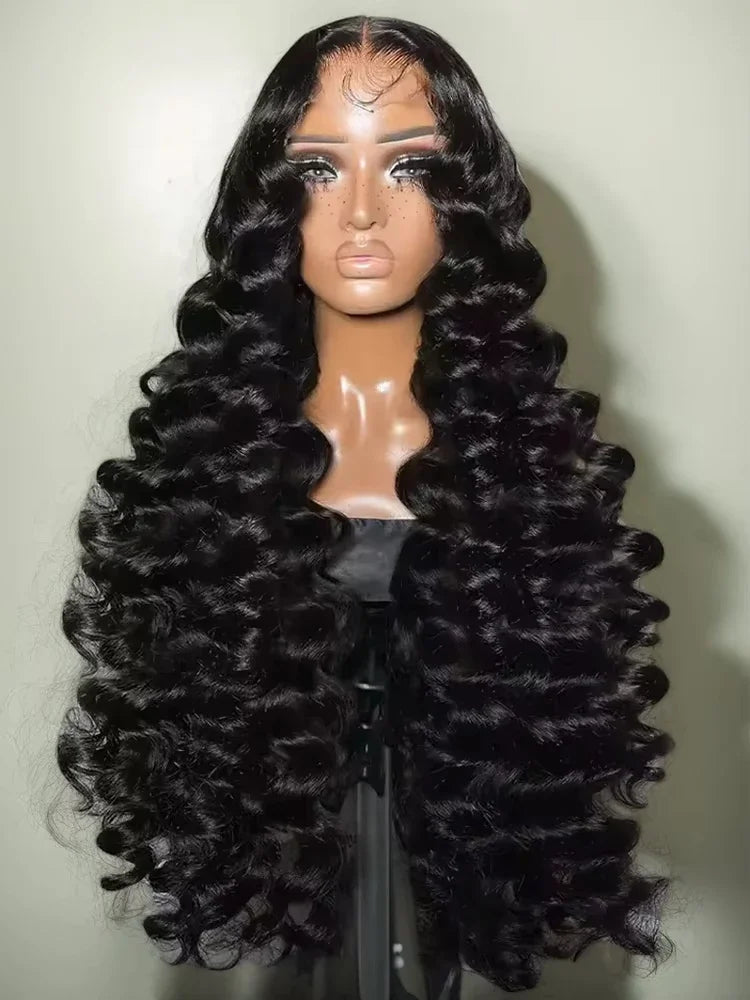 Deep Wave Curly Frontal Human Hair Wigs