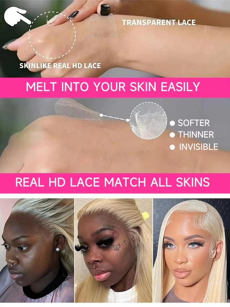Hd Transparent 613 Blonde Wigs