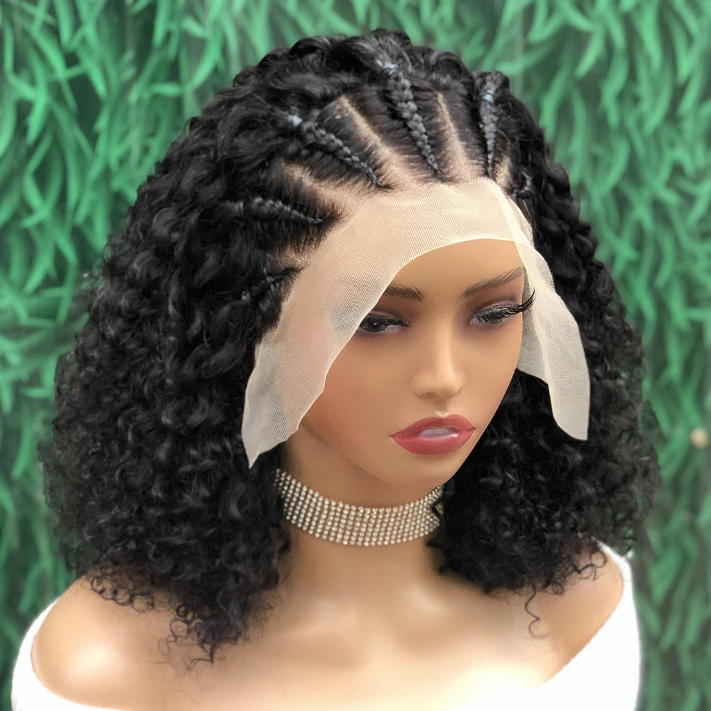 Curly Bob Wig Human Hair