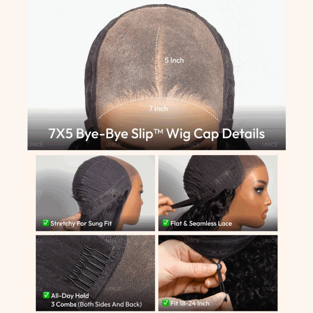 Black Cherry Layered Cut Straight Bob Wig