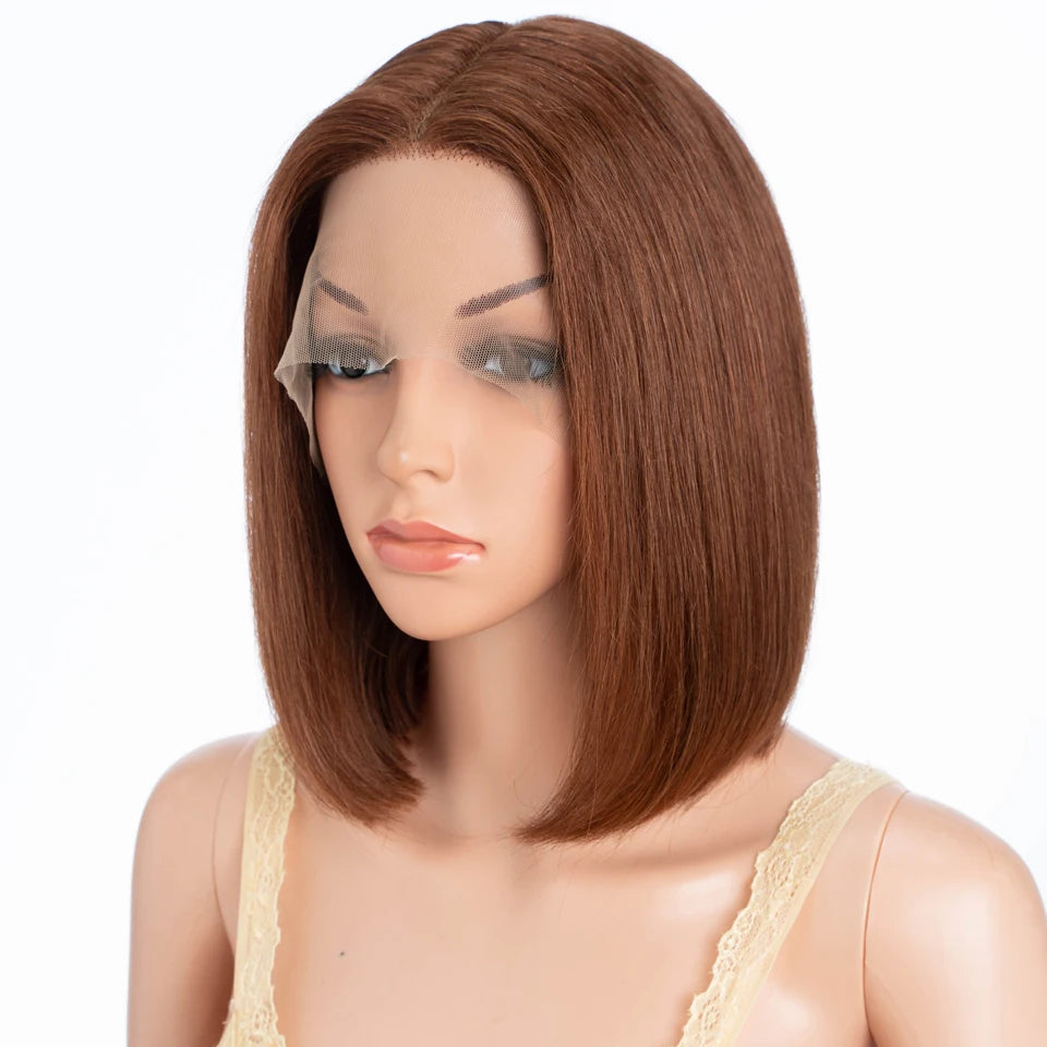Veloura Highlight Brown Short Straight Bob