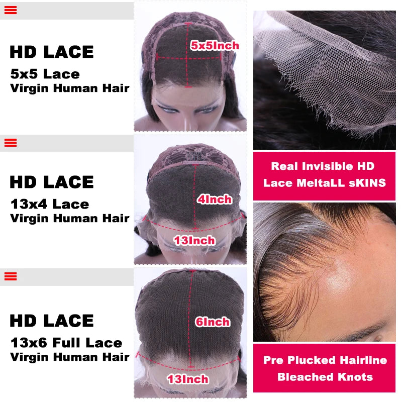 Queen Hair Real HD Invisible Wigs