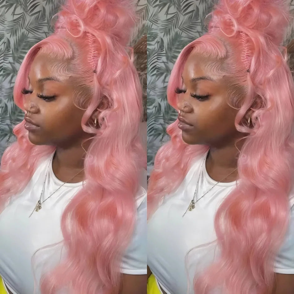 Pink Brazilian Wigs Original 250 Density