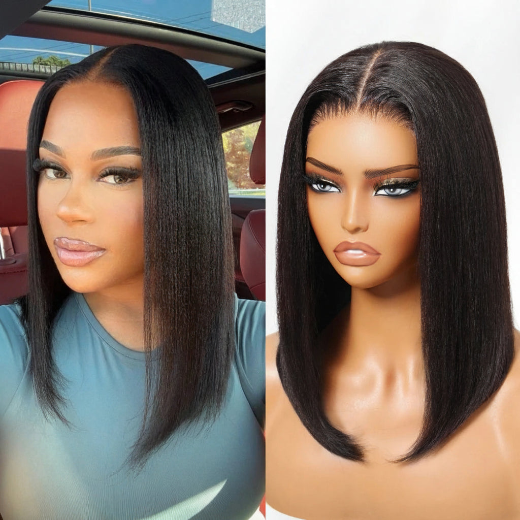 Straight Glueless Bob Wig