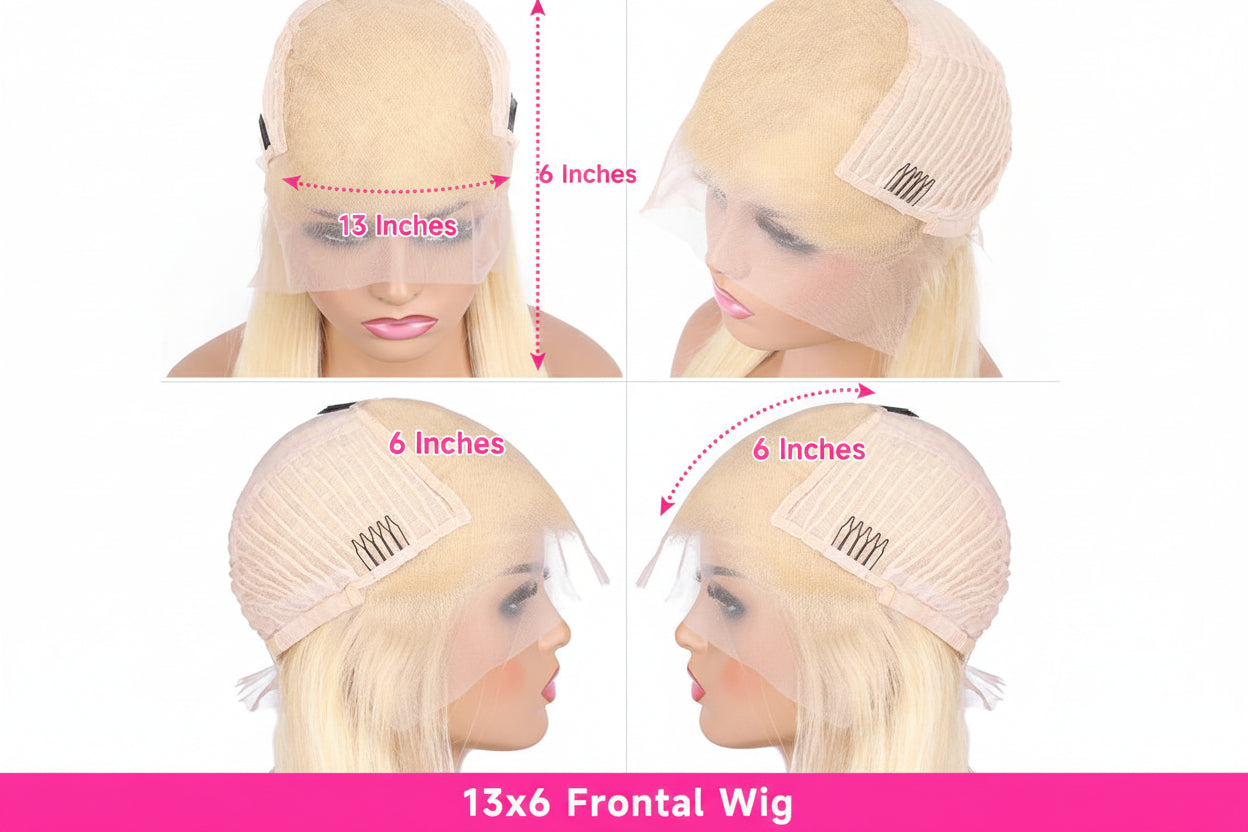 Ash Gray Blonde Lace Front Wigs