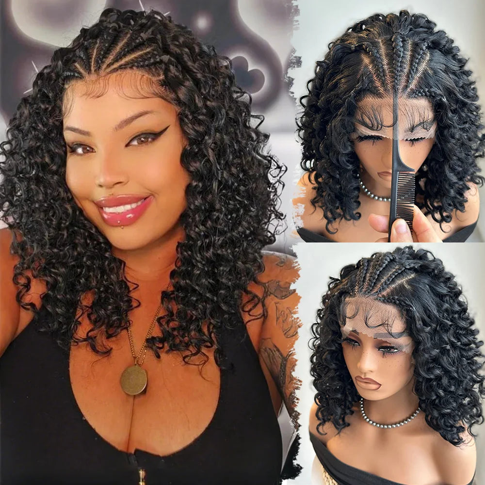 Curly Bob Wig Human Hair