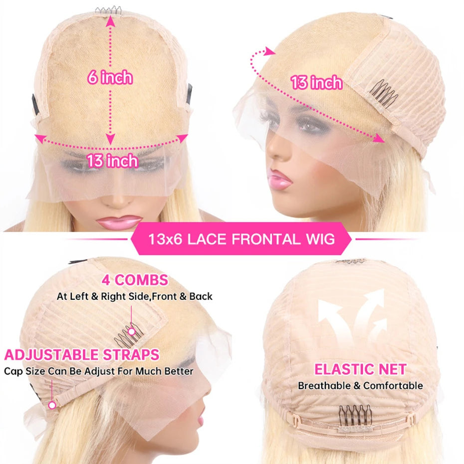 Purple Lace Front Human Hair Wig