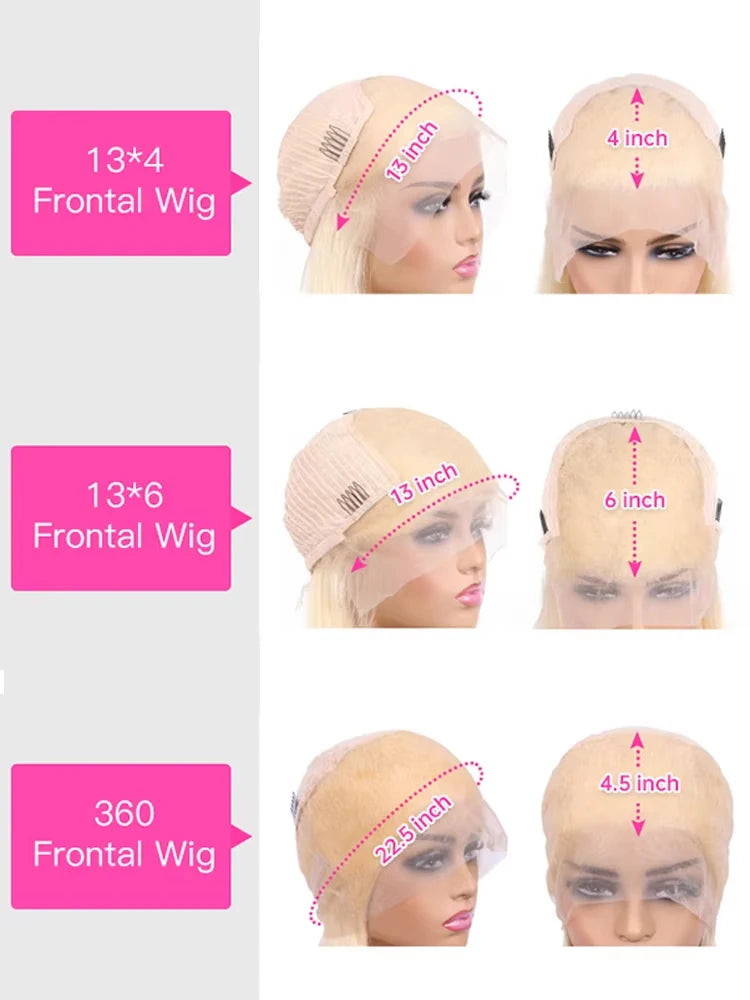Hd Transparent 613 Blonde Wigs